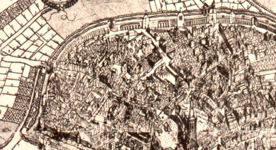 Corputius-Plan (Ausschnitt)